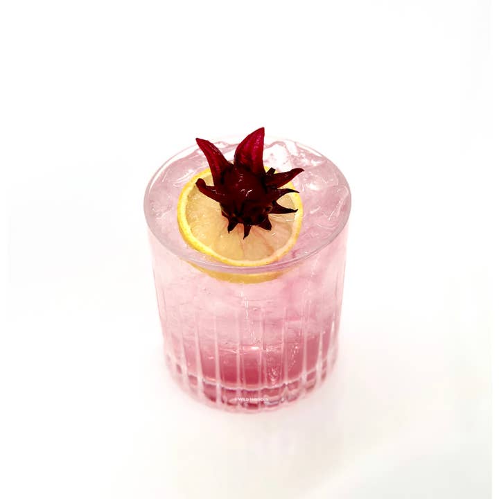 Wild Hibiscus Flower Company - Wholesale Cocktail Mix/Syrup - Wild Hibiscus Flowers in Syrup 8.8oz Jar5