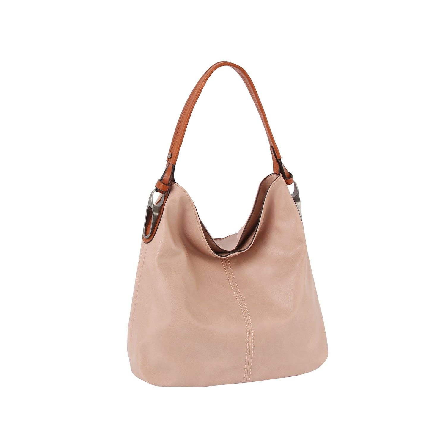 Handbag Factory Corp - Vente Sac porté épaule – femme - Sac à main hobo en cuir doux au quotidien10