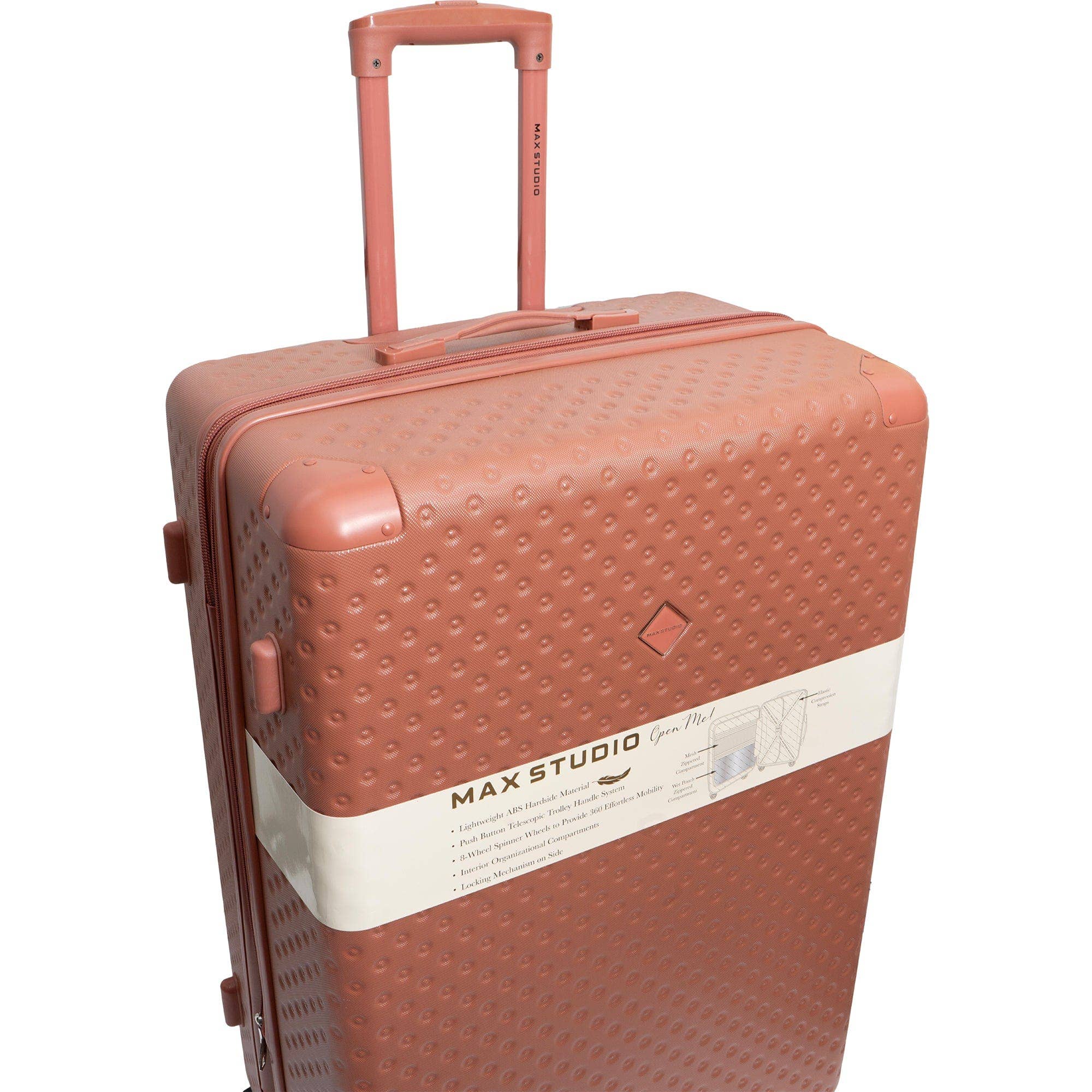 Magid - Wholesale Luggage - Max Studio Tonal Tufted ABS 2-Piece Hard-Sided Luggage Set28