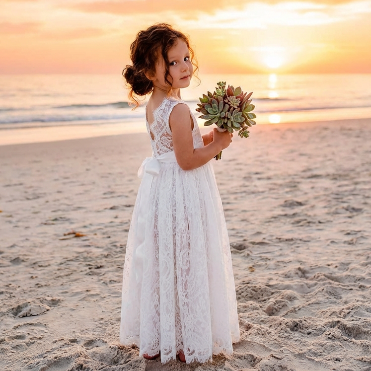 Nicolette's Couture - Wholesale Dress - Kids - The Ophelia Dress - White11