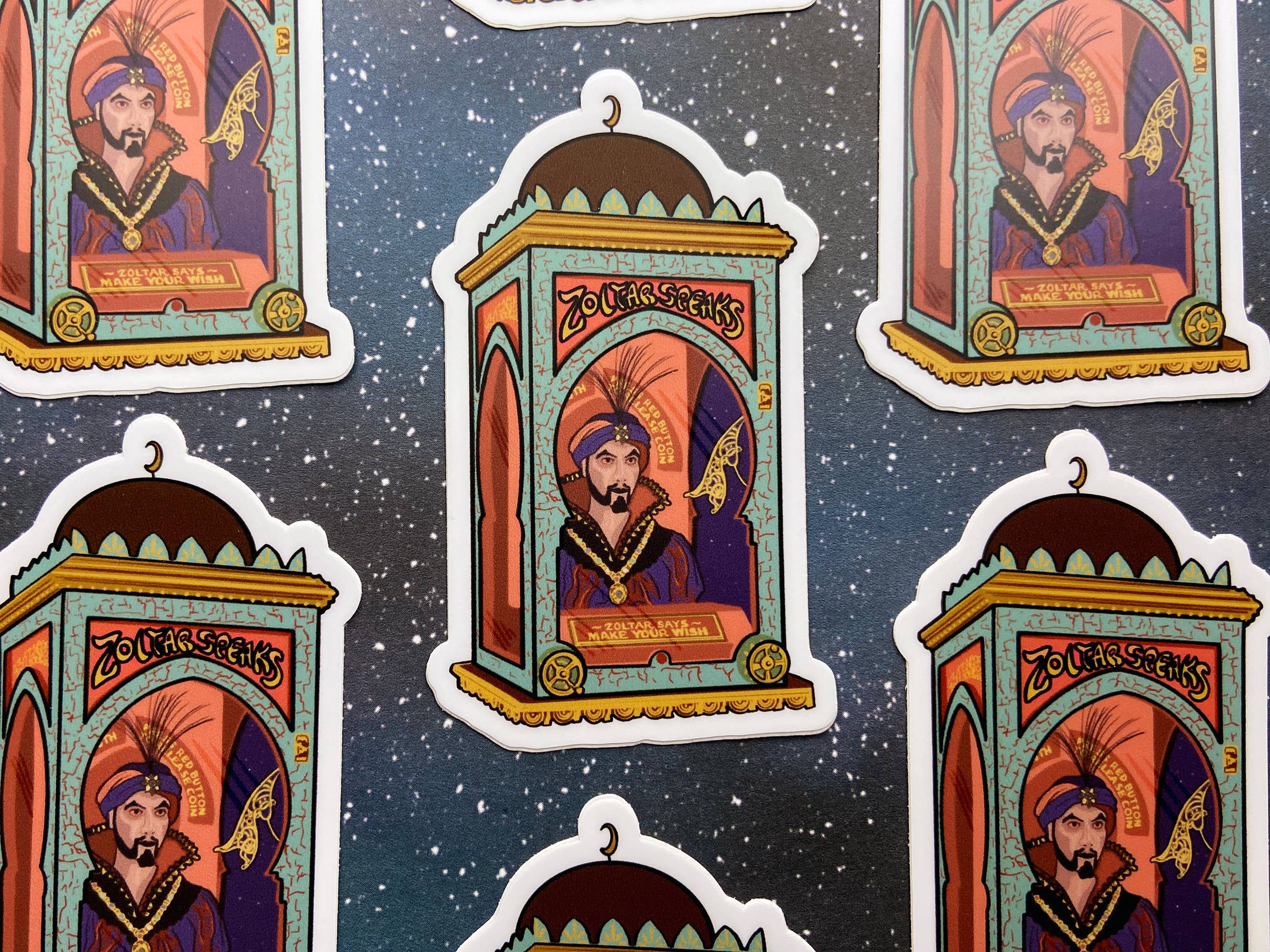 The Red Swan Shop – Großhandel Aufkleber – Vinyl-Aufkleber - Zoltar Spricht - Groß2