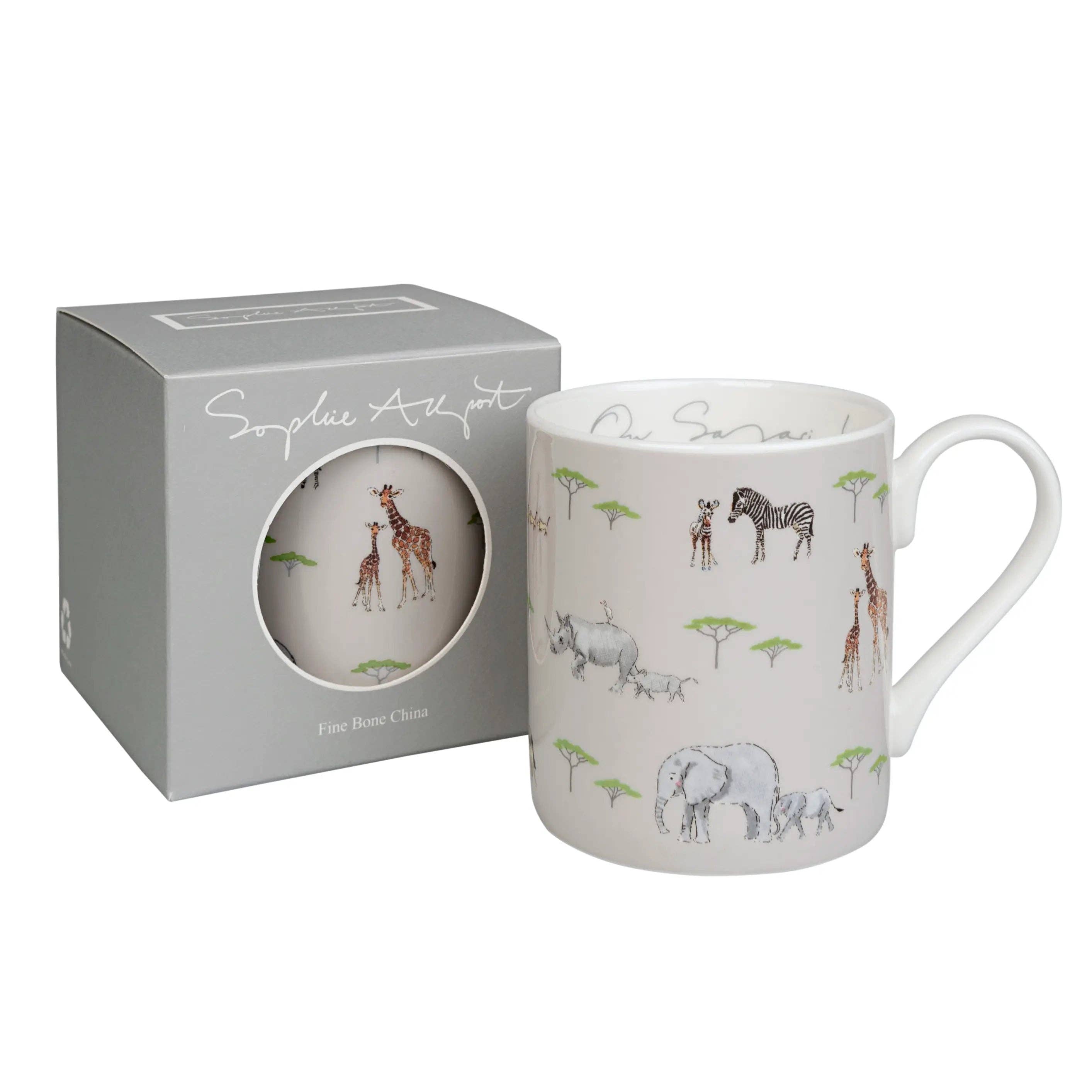 Sophie Allport - Vente Tasse à café - Sur Safari Tasse Colorée1