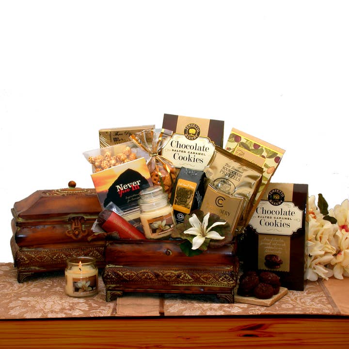 Our Sincere Condolences Gift Chest for wholesale by Gift Basket Drop Shipping