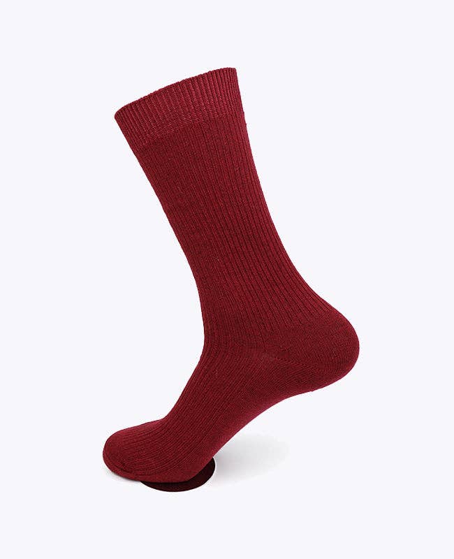 Unipap's - Wholesale Socks - Men's - Men's Red Cotton Socks No. 2 "Maurice"0