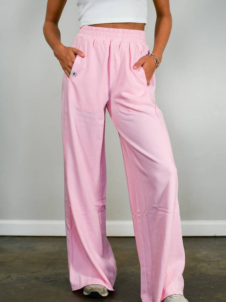 TooLooLah - Wholesale Lounge Sweatpants/Joggers - Women's - Sunset Studio Joggers - Pink1