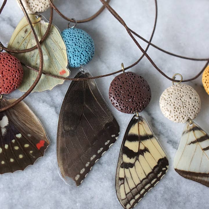 The Pretty Pickle - Wholesale Car Decorative Charm - Unisex - Butterfly Wing Car Charm