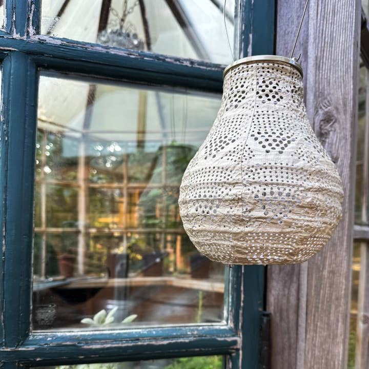 Allsop Home & Garden - Venta al por mayor Luces de exterior/césped - Linterna solar Stella Bulb de 8 pulgadas, diseño Pearl Wave4