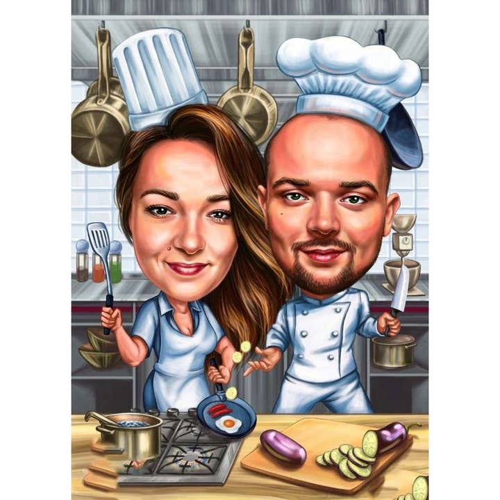 GLI CHEF per la vendita all'ingrosso da parte di Caricature4You