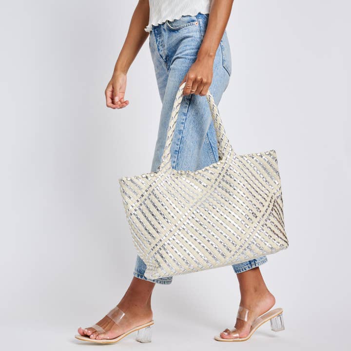 Moda Luxe – Engroshandel Tote bag - Dame – Solana flettet taske21
