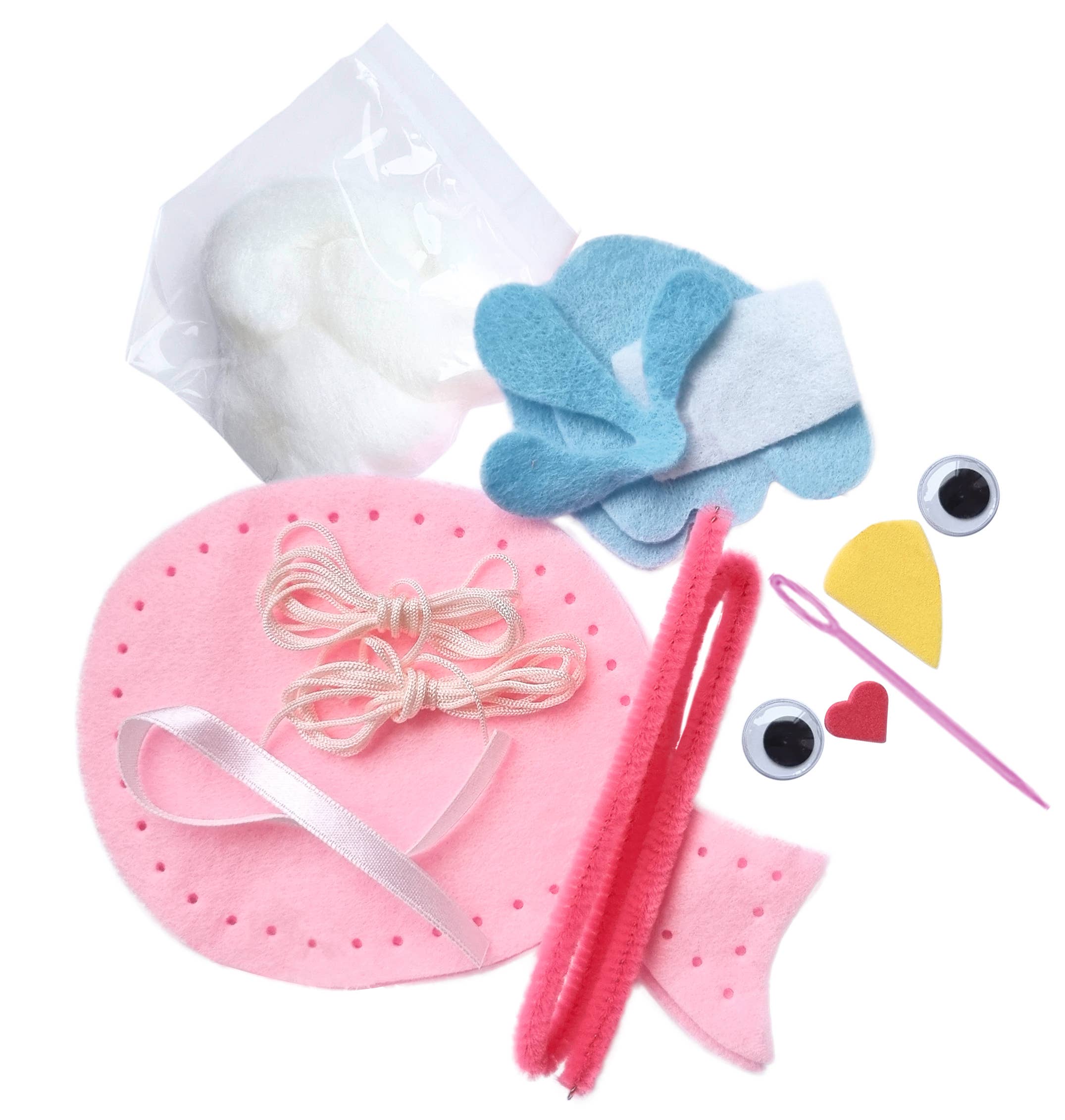 URSUS® / Buntpapierfabrik Ludwig Bähr GmbH & Co. KG - Wholesale DIY Craft Kit - Kids - Felt Set "Lucky Charm Bird"4