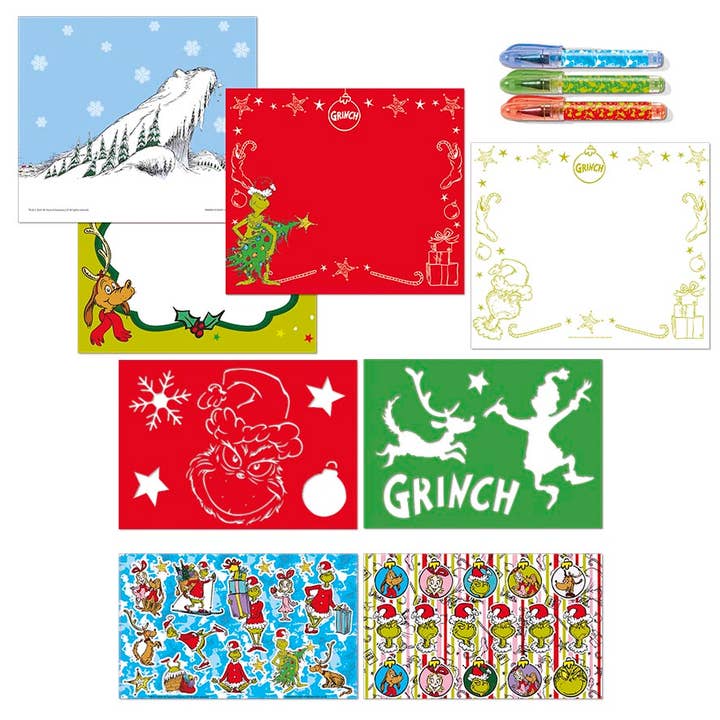 Robbie Toys Ltd – wholesale Colouring and activity book – kids and baby – Grinch Designer Activity Book1