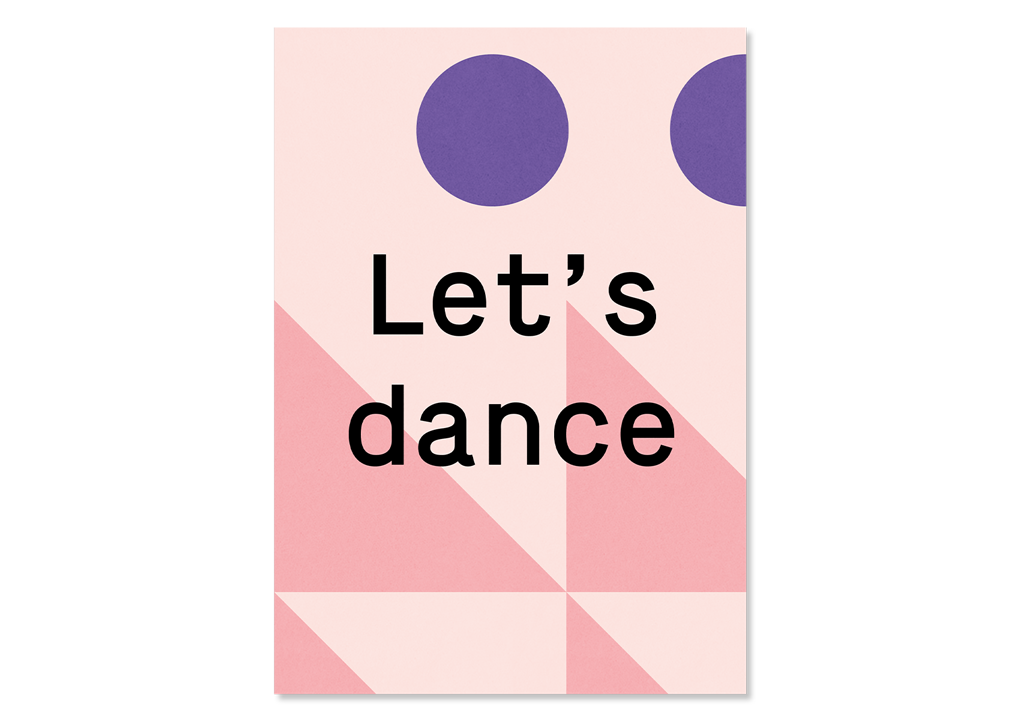 Kleine Prints – wholesale Julkort – Grattiskort »Let's Dance«0