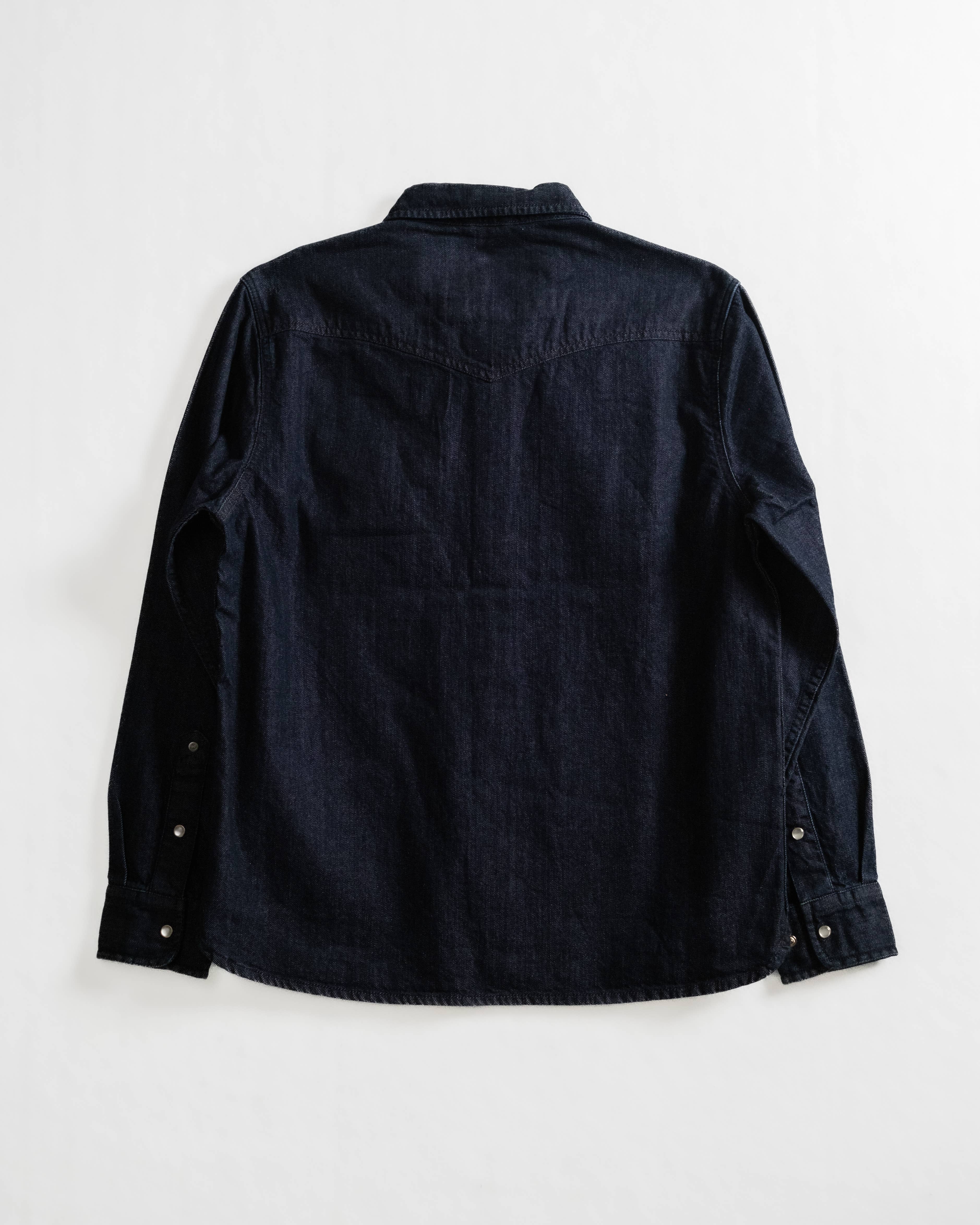 Indigo Field Denim Shirt for wholesale on Faire1