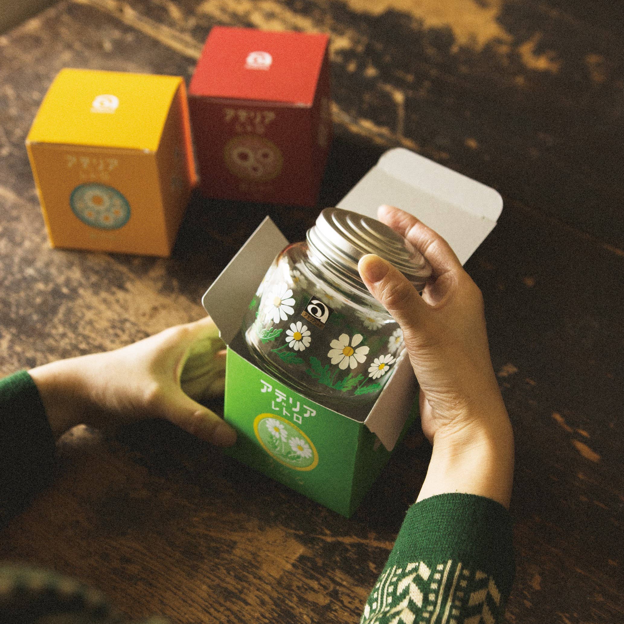 ADERIA - Wholesale Jar - ADERIA Retro | Mini Jar | 10 Pattern Options7