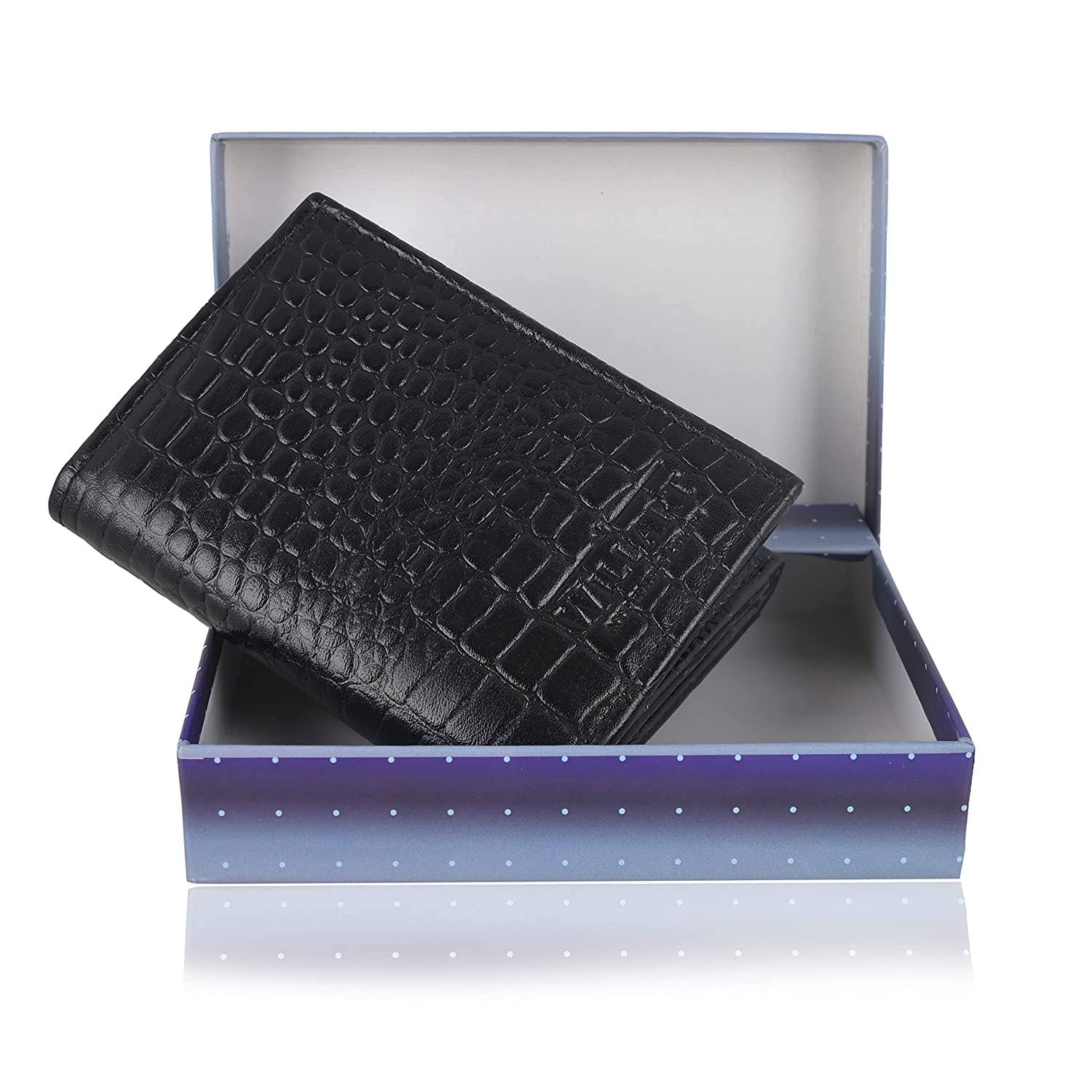 AK INTERNATIONAL - Wholesale Wallet - Men's - Willart Mens Rfid Trifold Wallet | Leather Wallets for Men | Rfid Blocking | Genuine Leather0