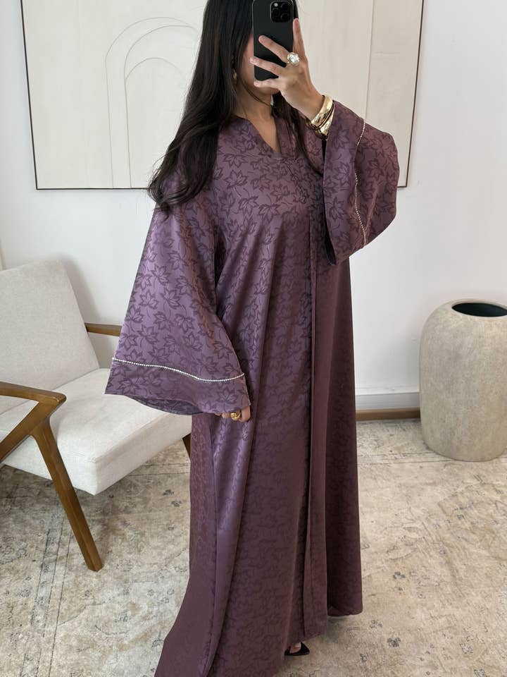 Vestido Abaya Sérélya X397 para venta al por mayor de White Icy