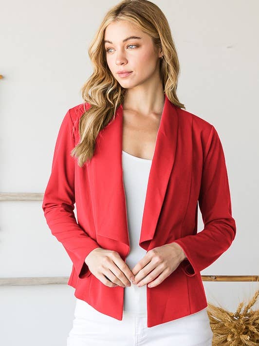 BLAZERS OUVERTS SOLIDES EJ6726-10 pour la vente par HEIMISH