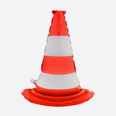 Ballon en aluminium en forme de cône de signalisation rouge pour la vente par Partybarco