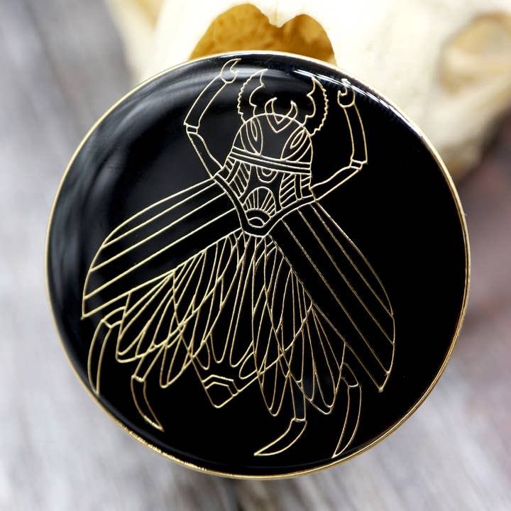 Hannah Hitchman Illustration - Wholesale Lapel Pin/Button - Mechanical Spy Fly Enamel Pin