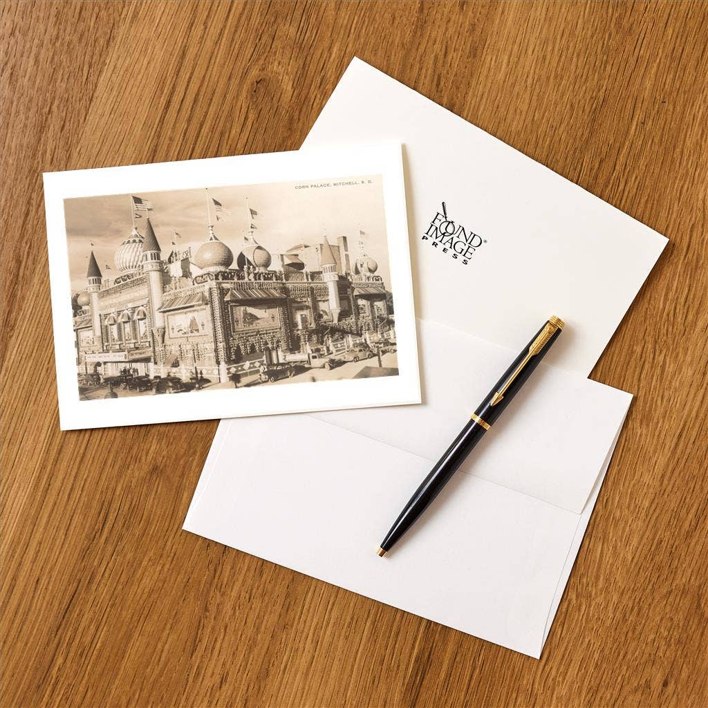 Found Image Press - Vente Assortiments de papeterie/cartes - Carte de vœux DS-95 Palais du Maïs, Mitchell1