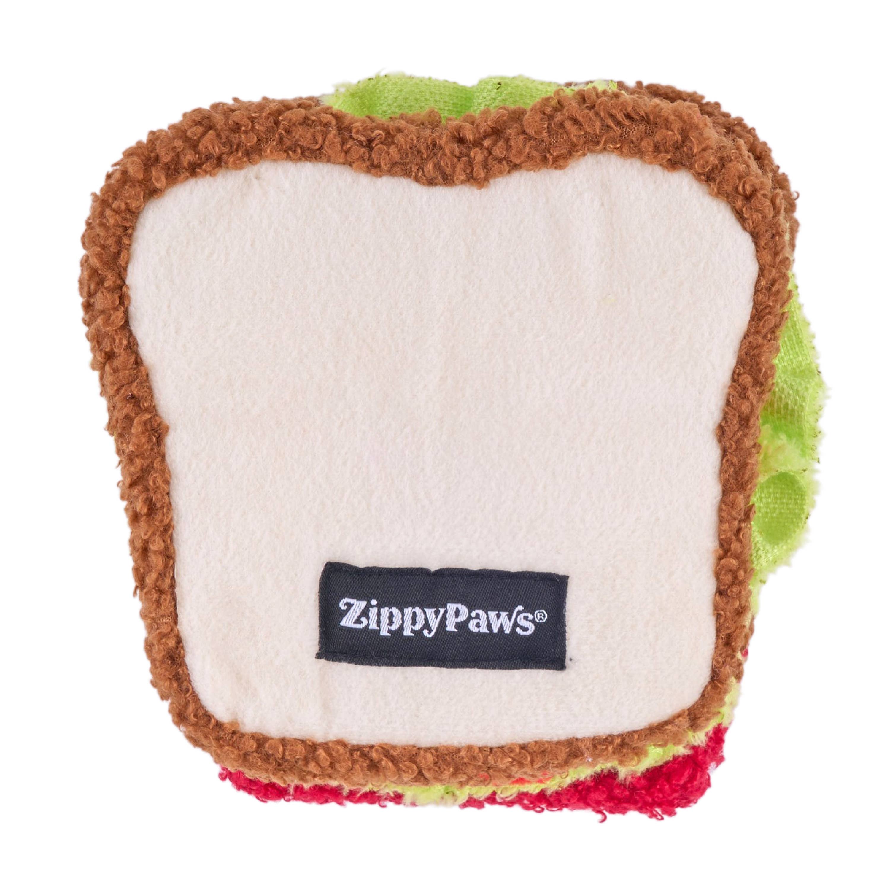 ZippyPaws - Vente Jouet – chien - Snufflerz - Jouet interactif pour chien - Sandwich BLT1