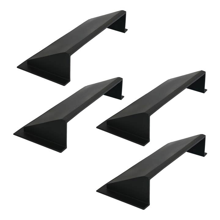 PACK de 4 Defletores de Metal Sólido 4"x10" por atacado de Registers and Hardware Hub Inc.