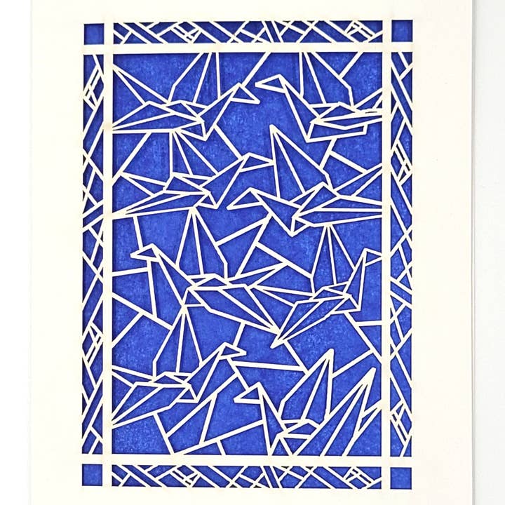 two hermanas - Venta al por mayor Tarjetas de felicitación - Grúa de papel