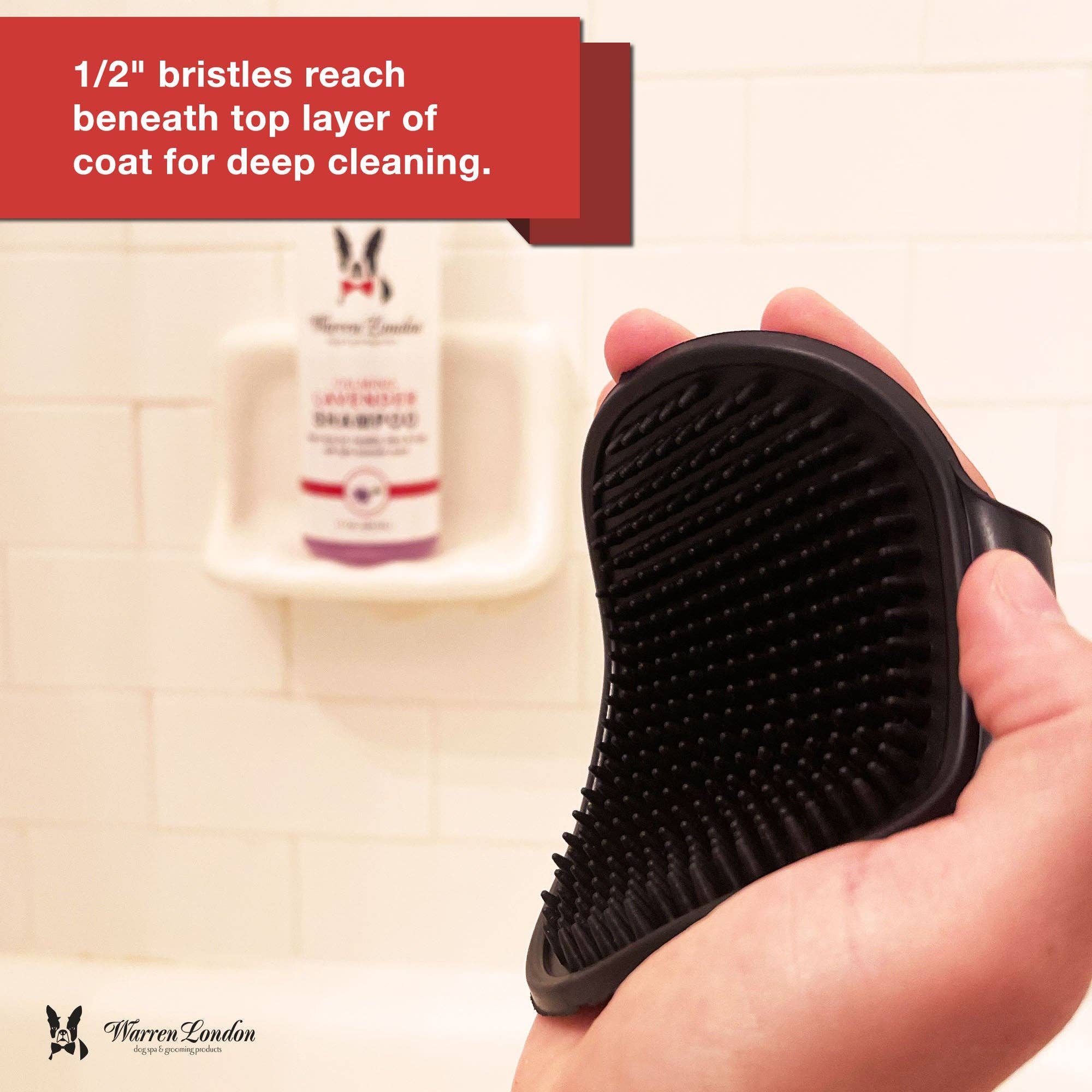 Warren London Dog Products - Wholesale Pet Brush - Cat/Dog - Grooming Bath Brush9