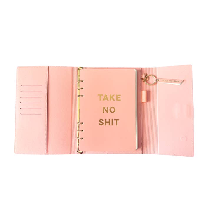 FUN CLUB - Wholesale Journal/Diary - Take No Shit Vegan Leather Journal Planner (gifts, journals)