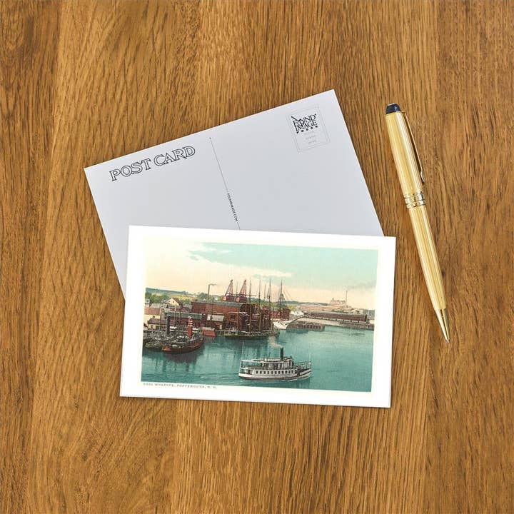 Found Image Press - Wholesale Postcard - Postcard NH-804 Coal Wharves, Portsmouth