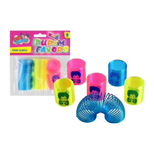 Slinkys Pourim - Paquet de 6 pour la vente par Ner Mitzvah