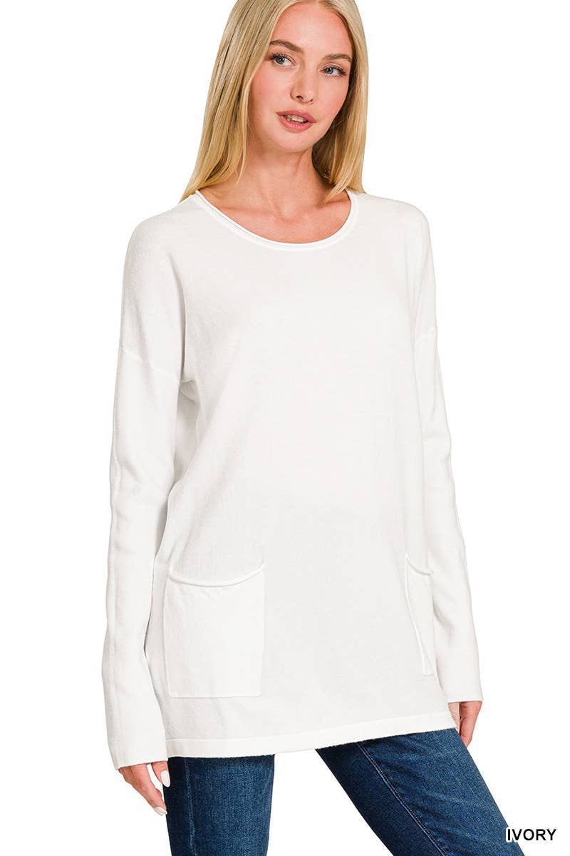 Vanilla Monkey – wholesale Tunikatröja - Dam – Viskos Frontfickor Tröja8