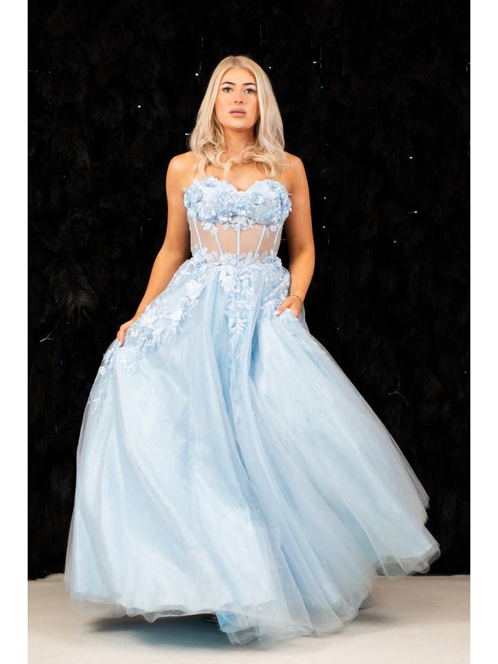 Angelique Pale Blue for wholesale on Faire5