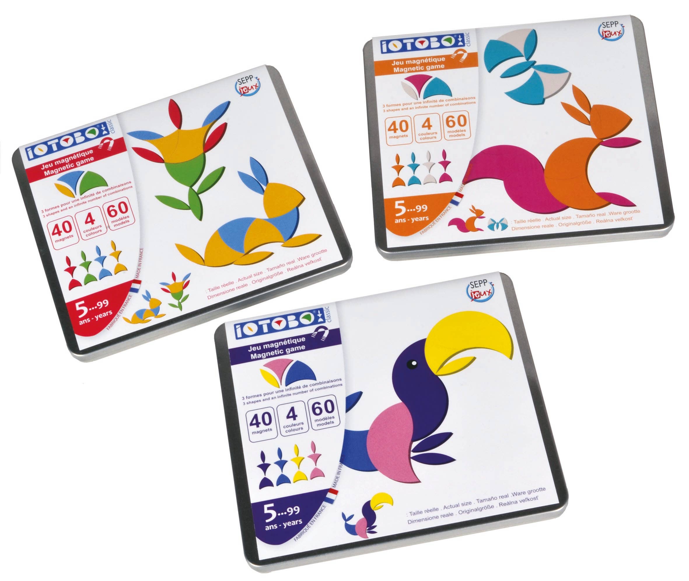 SEPP Jeux - Wholesale Toy Set - Kids - Magnetic travel game for kids: ioTobo Toucan4