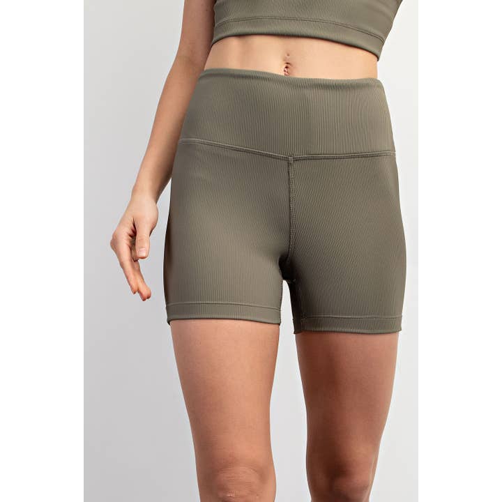 Rae Mode - Wholesale Athletic Shorts - Women's - NYLON RIB BIKER PANT WITH SIDE POCKETS18