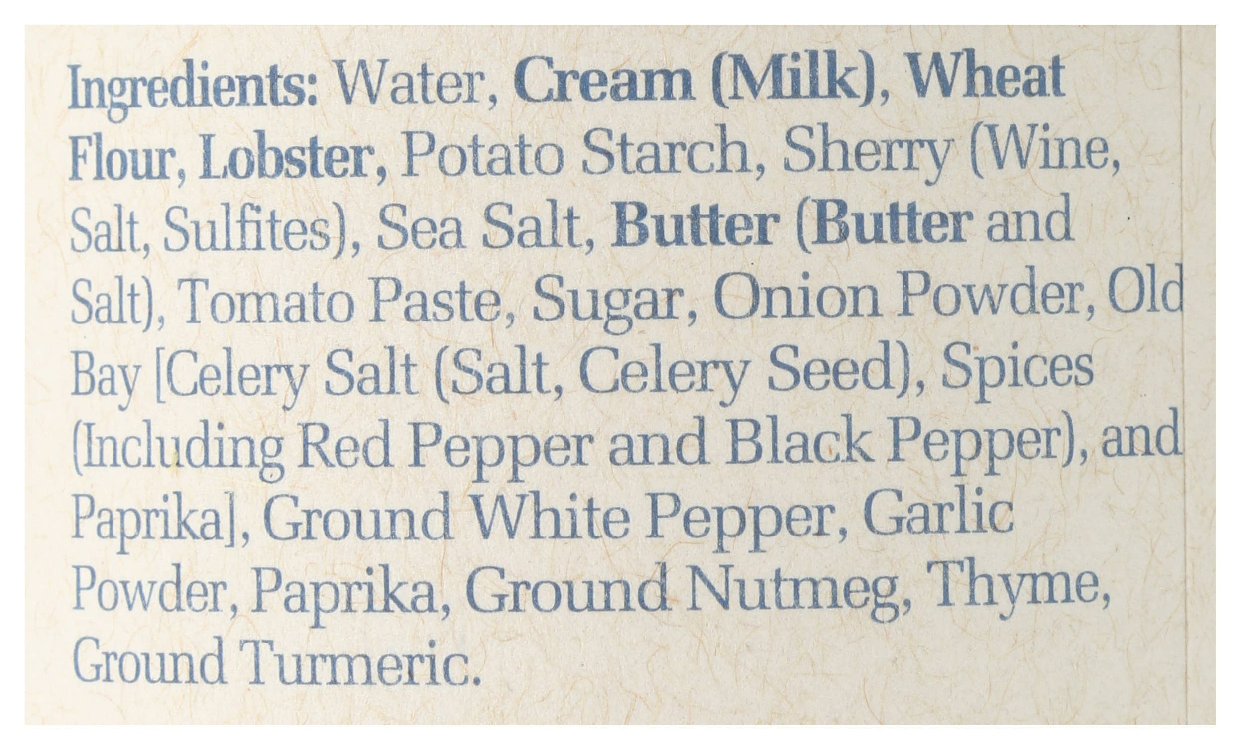 Sanniti - Wholesale Soup - BAR HARBOR READY TO SERVE  LOBSTER BISQUE, NEW ENGLAND STYLE1