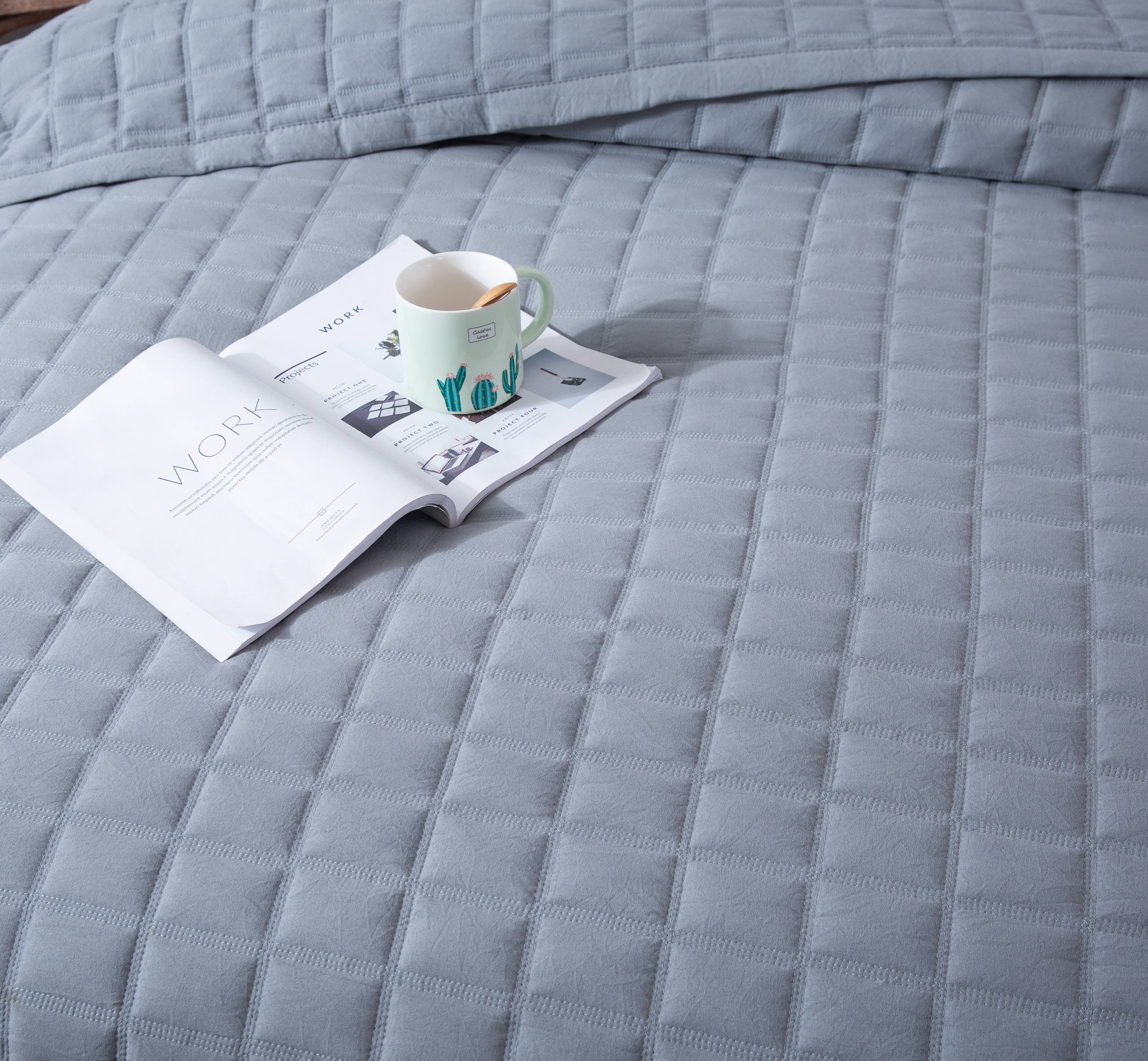 Kasentex - Wholesale Bedding Set - Reversible Quilt Set Pre-Washed Microfiber Super Soft2