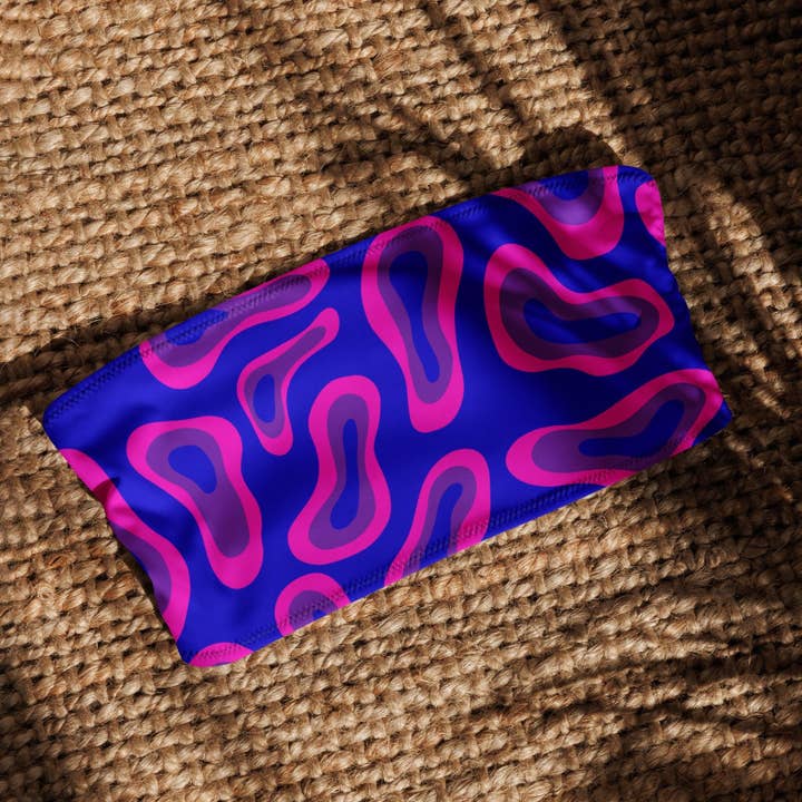 Blå Sea bandeau-bikinitopp för wholesale av Palet Theory