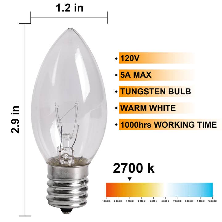 Fun Little Toys - Wholesale Outdoor/Lawn Light - 2 Packs of 12-Bulb C9 LED Pathway Christmas Lights