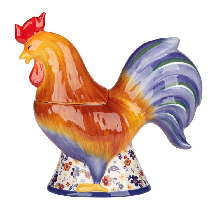 Morning Rooster 3-D Rooster Cookie Krukke for engroshandel hos Certified International