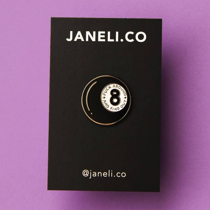 Ficken Sie herum und finden Sie es heraus Enamel Pin für den Großhandel von JaneLi.Co