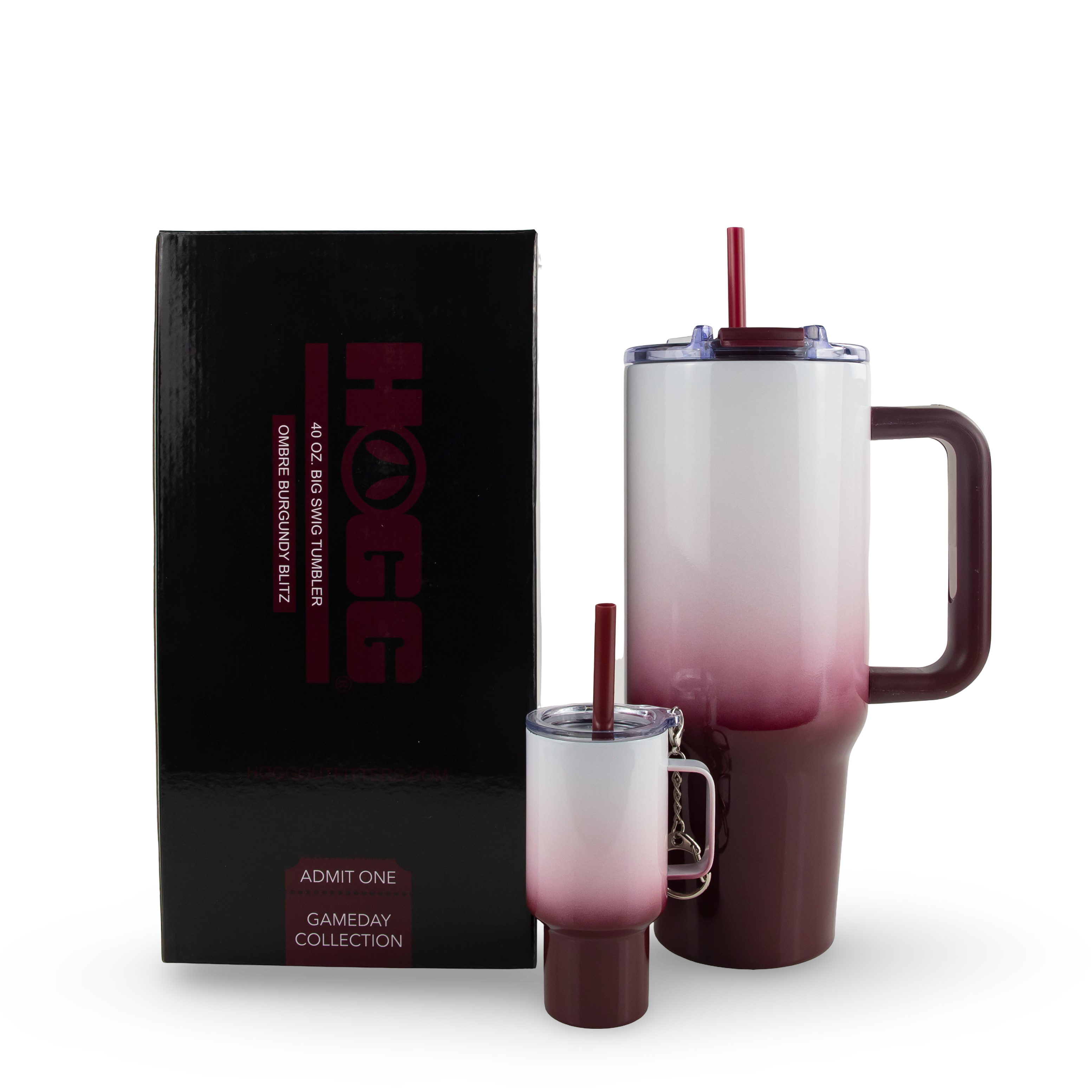 Hogg Outfitters - Vendita all'ingrosso Bicchiere/tazza termica - Set Sublimazione 40oz Big Swig Ombre con Mini Tumbler 4oz3
