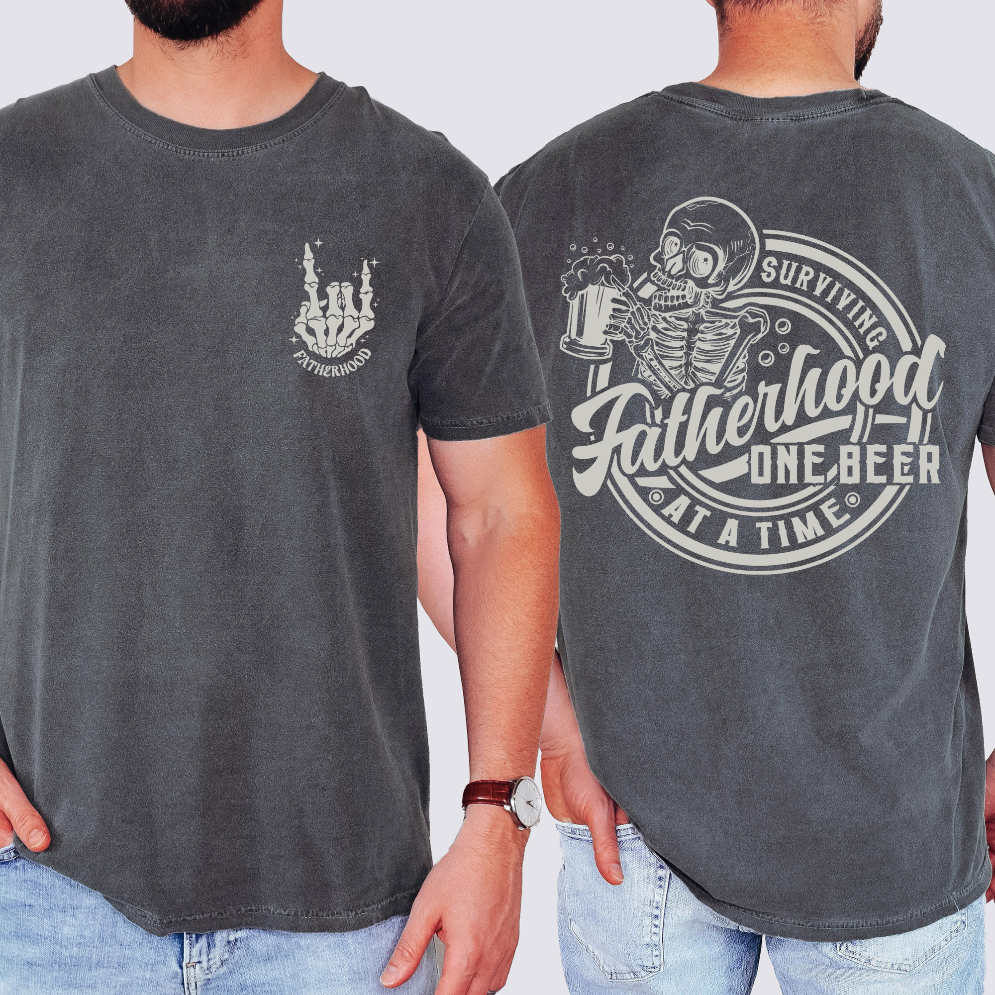 Refinery Number One LLC - Vente T-shirt à imprimés – unisexe - Paternité, Une Bière À La Fois Frère, T-shirt Fête des Pères4