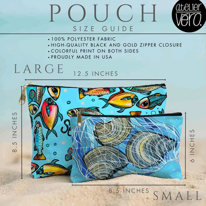 Atelier Vero – Wholesale Art & Gifts: Coastal, Cats, Blooms - Vendita all'ingrosso Astuccio - Unisex - Astuccio con Cerniera Floreale Gatto Bianco – Borsa Regalo per Amanti dei Gatti