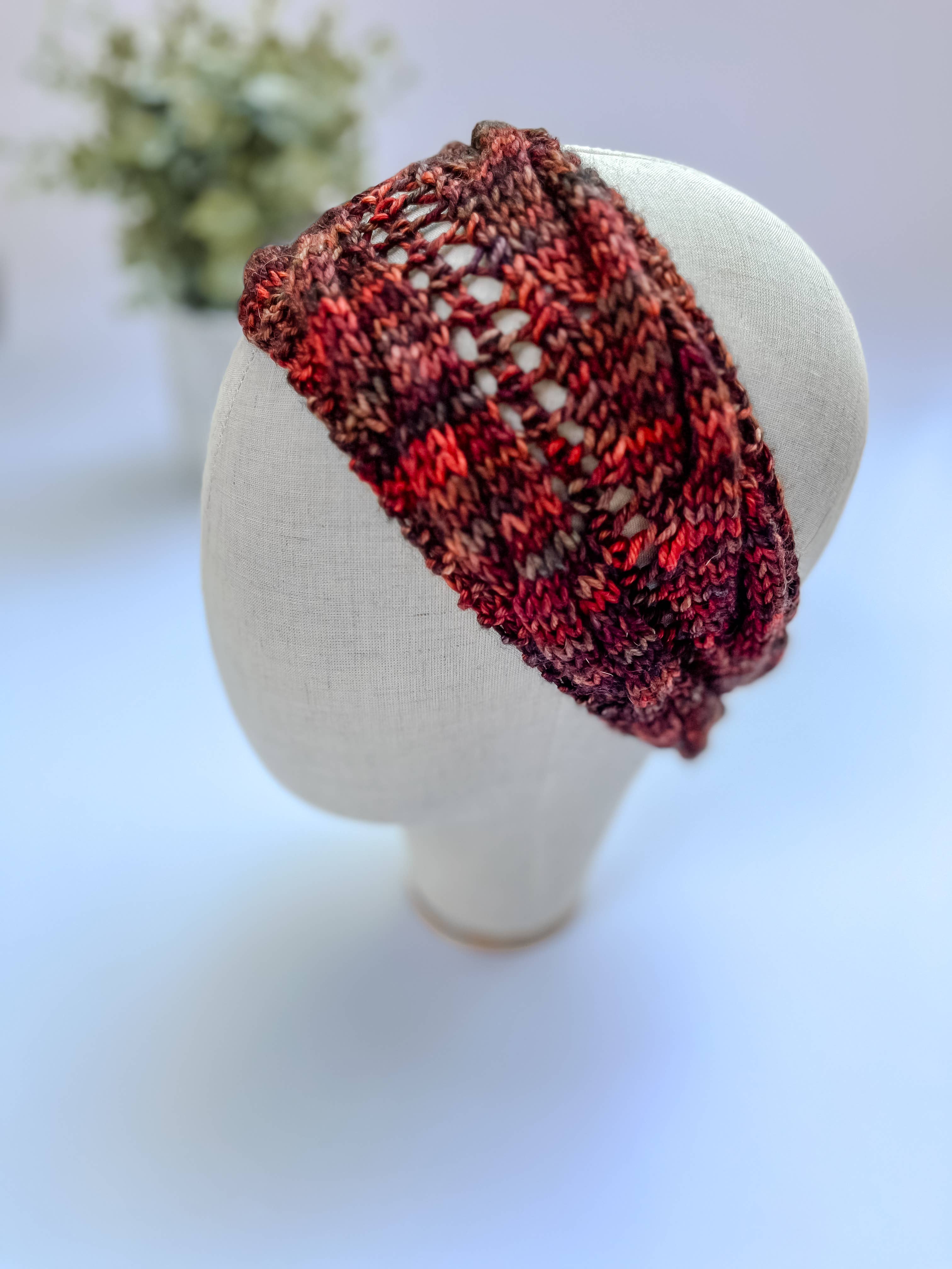 Hoagland Handmade - Wholesale Earwarmers/Ear Muffs - Women's - Hand-knit, hand-dyed merino adjustable ear warmer headband2