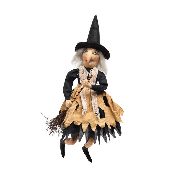 Gabriella Witch Gathered Traditions Art Doll for wholesale by C&F Home