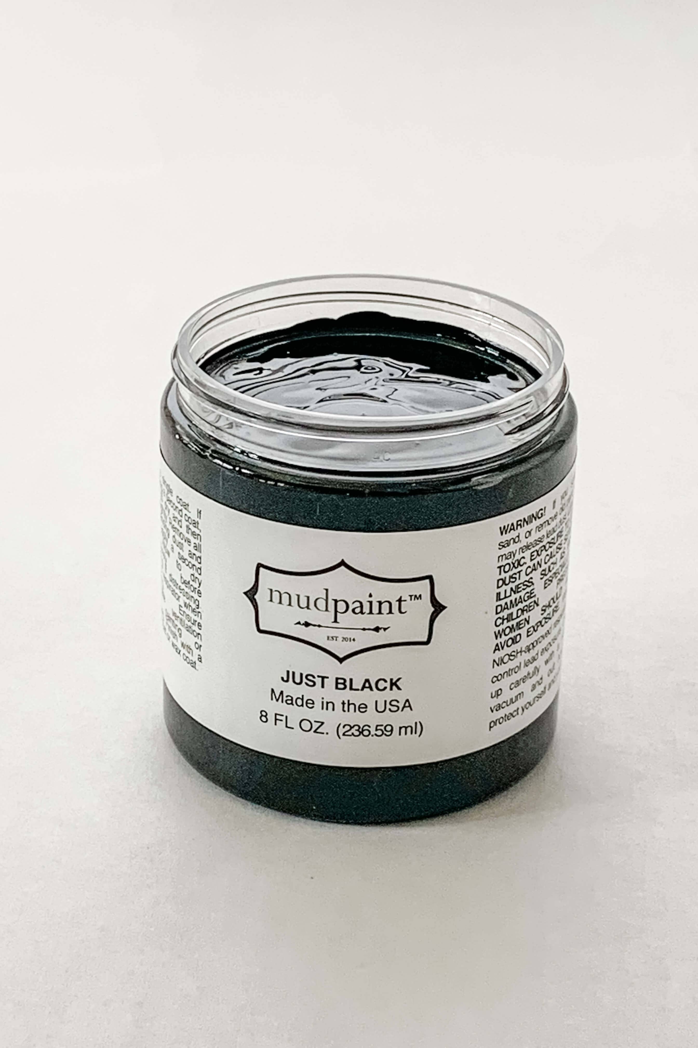 MudPaint – wholesale Paint set – Just Black - MudPaint Clay Furniture Paint16