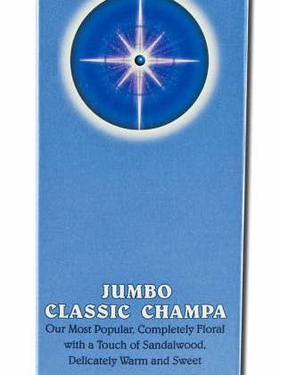 Blue Pearl Classic Fragrances Incense Jumbo Classic Champa for wholesale by Eco-dent