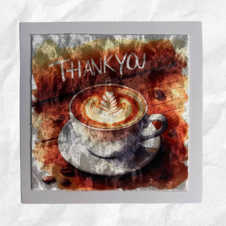 Håndlavet takkort for engroshandel hos Kelov Studio