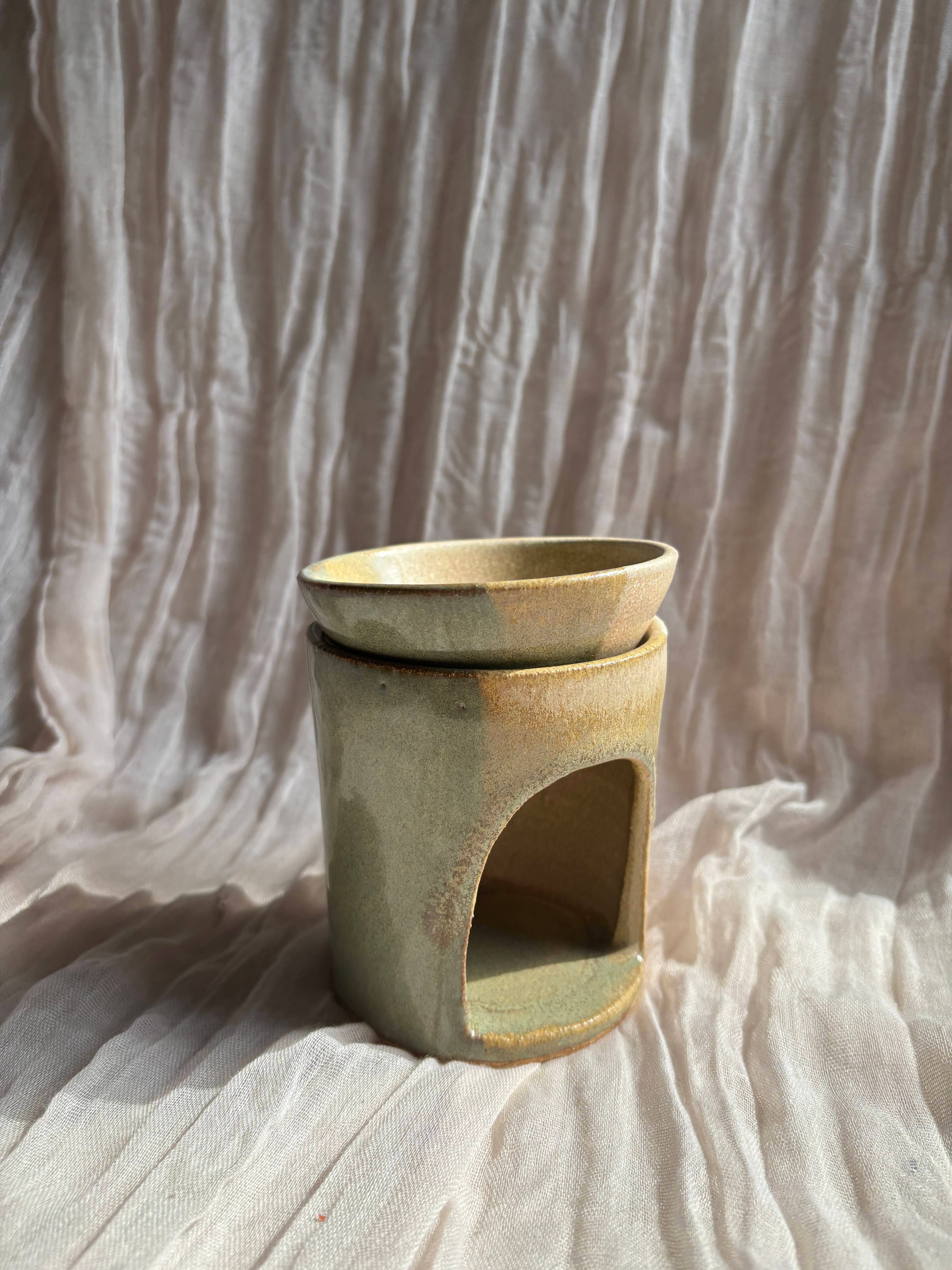 Charlotte Manser Ceramics - Wholesale Wax Warmer - Bamboo Wax Burner0